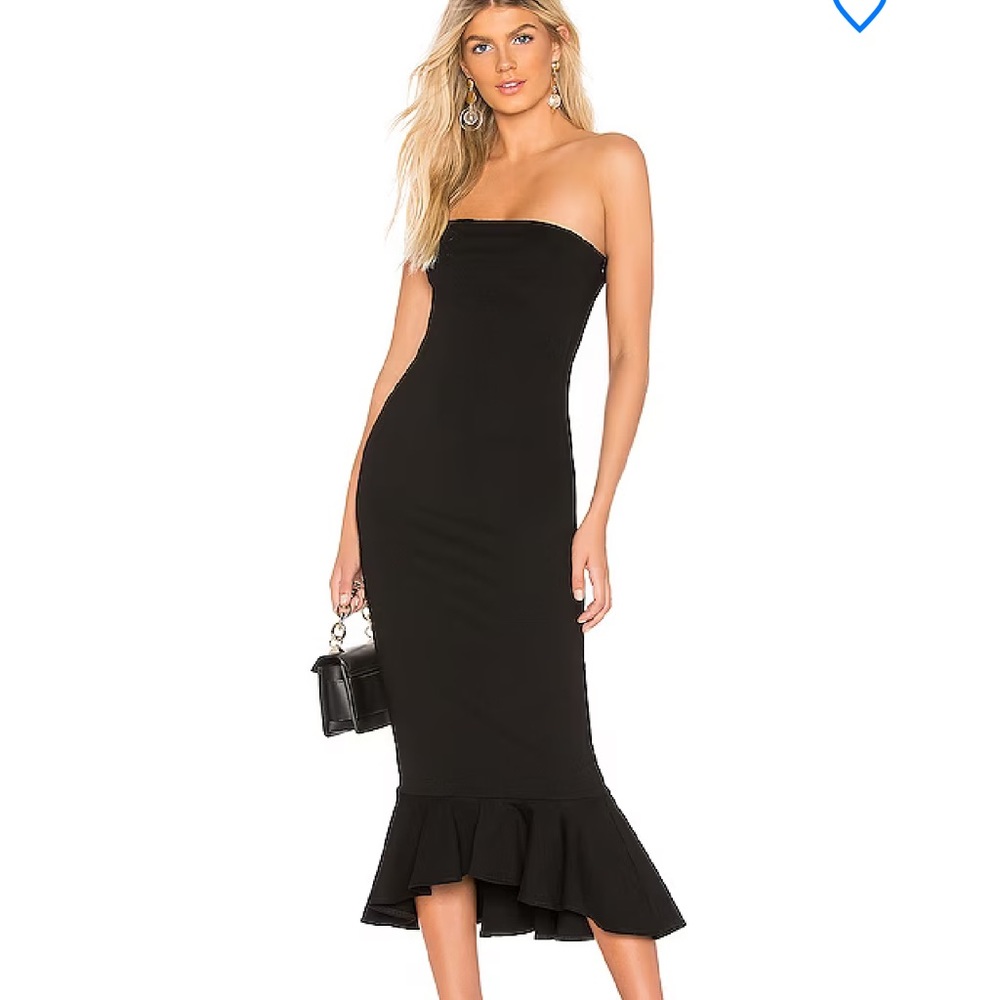 Superdown fishtail midi dress